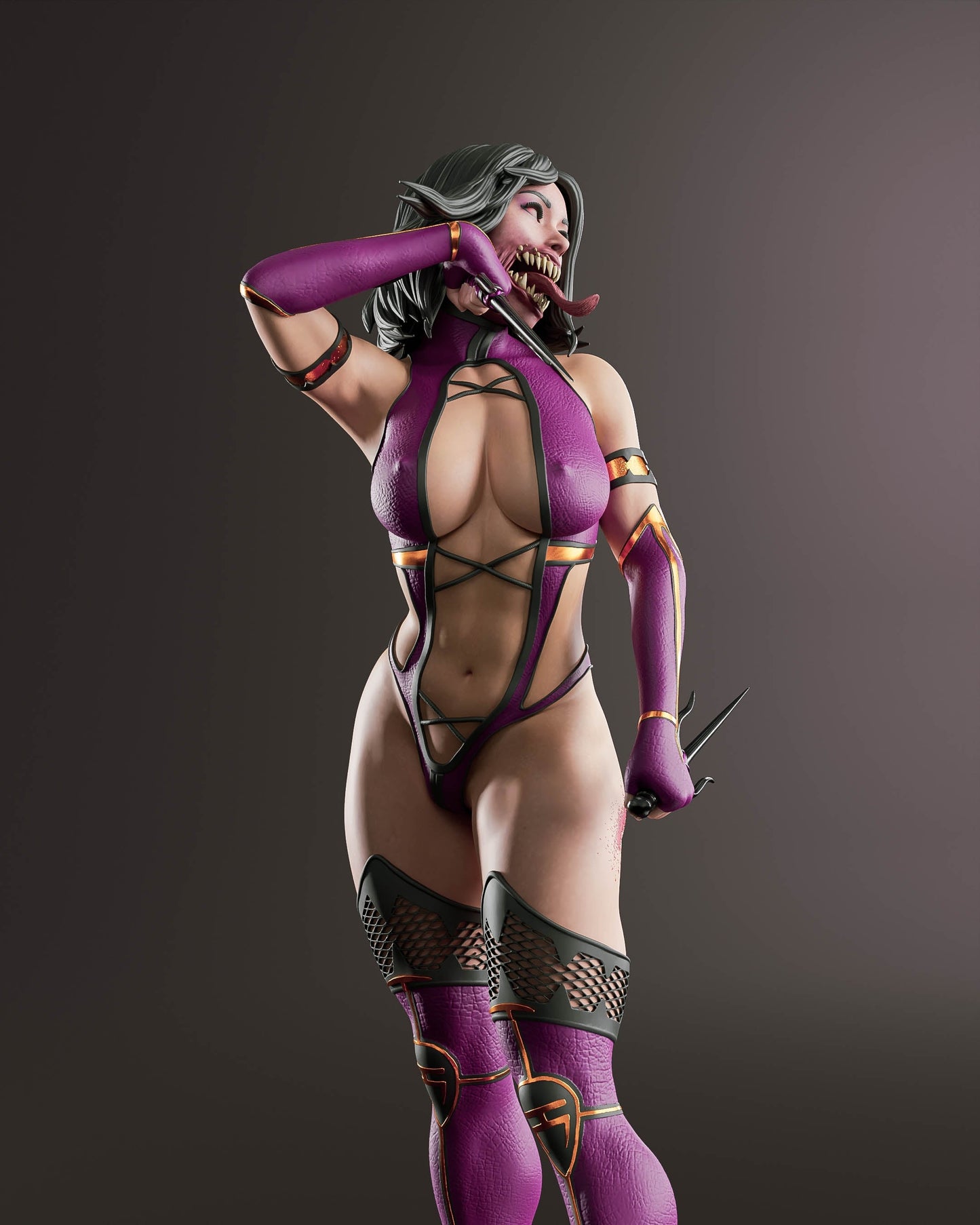 Mileena NSFW - Mortal Kombat  - STL 3D Print Files