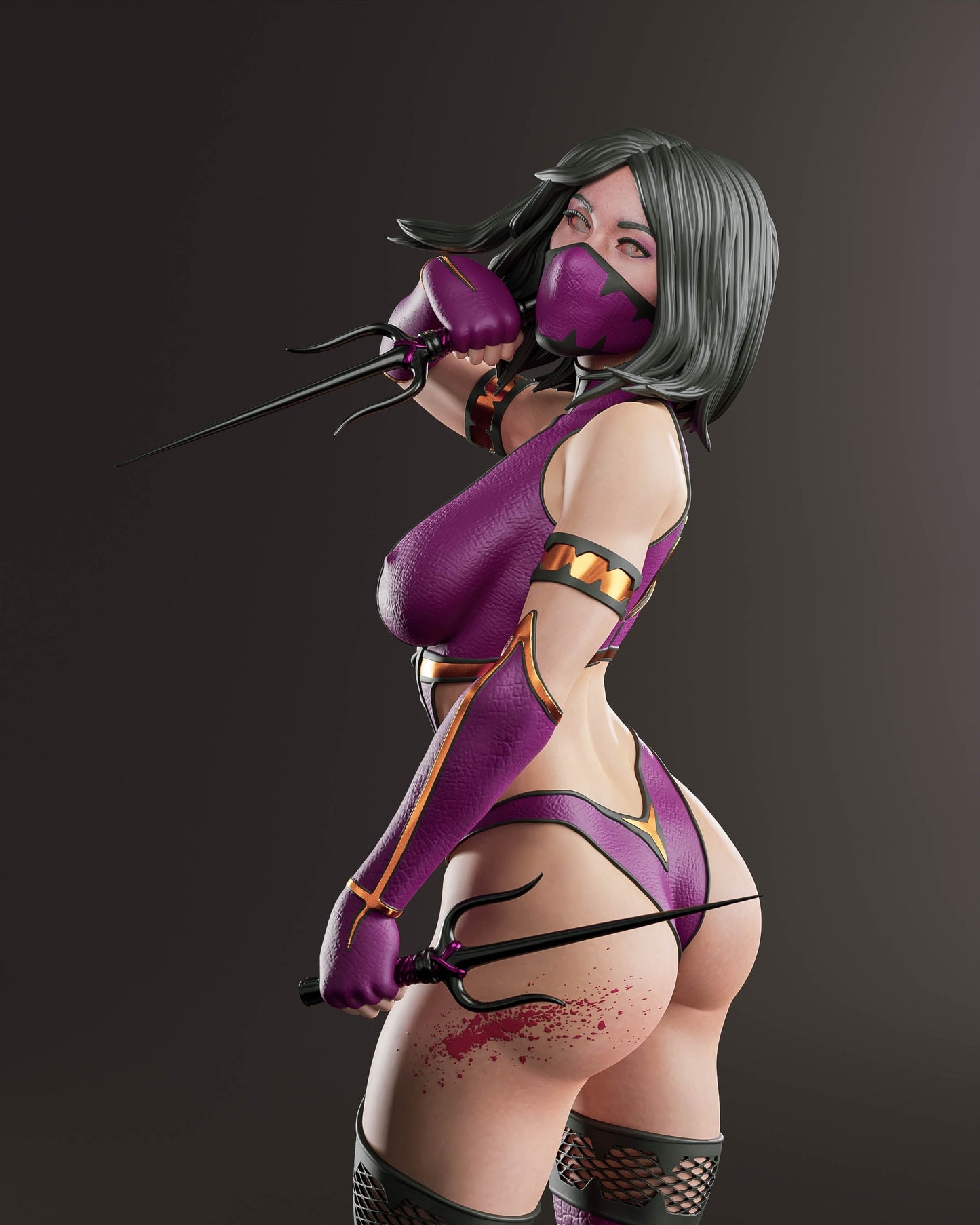 Mileena NSFW - Mortal Kombat  - STL 3D Print Files