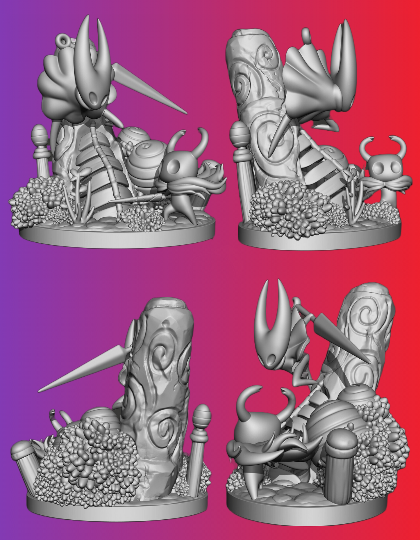 Hollow Knight Diorama - STL 3D Print Files