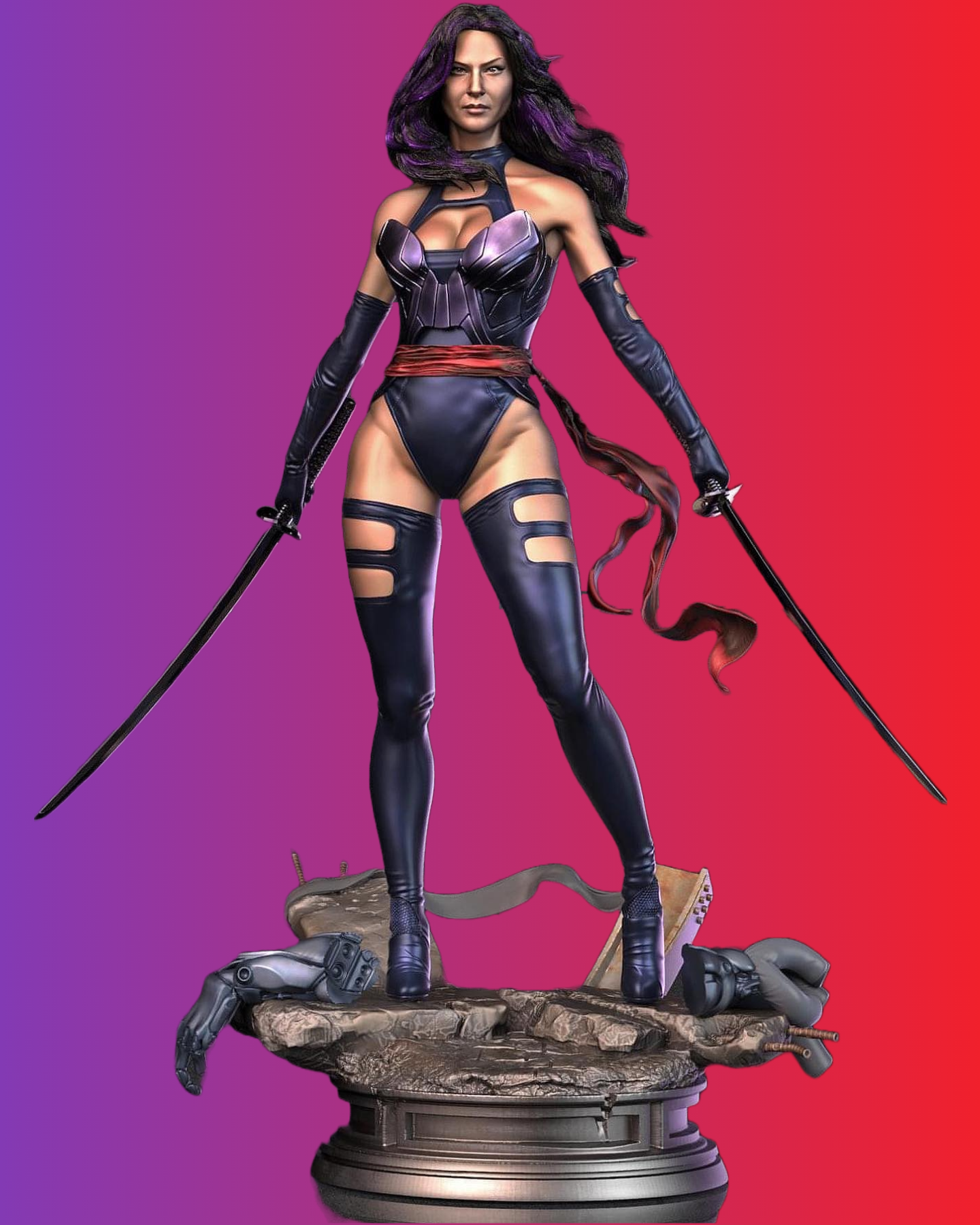 Psylocke NSFW - X-Men - STL 3D Print Files