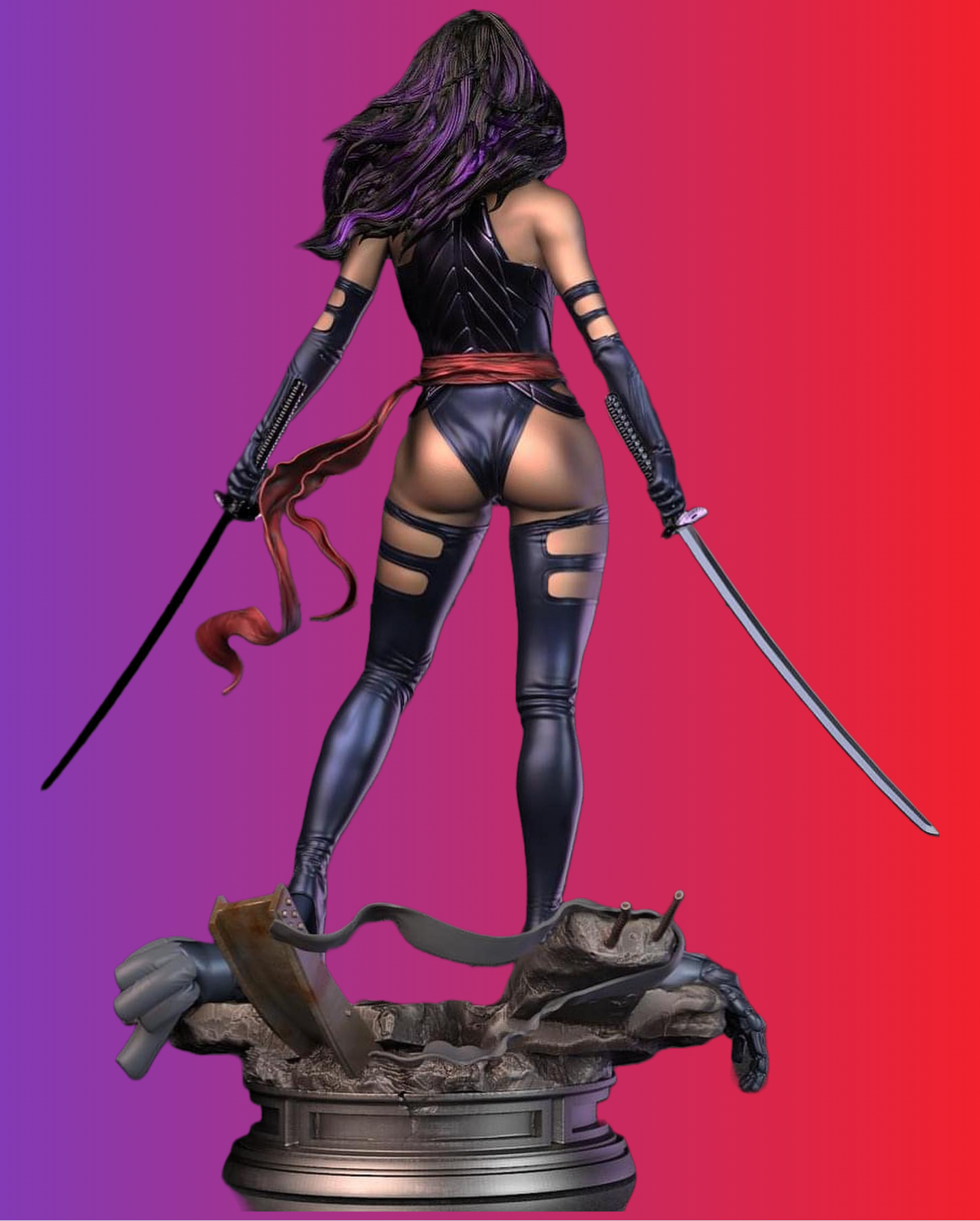 Psylocke NSFW - X-Men - STL 3D Print Files