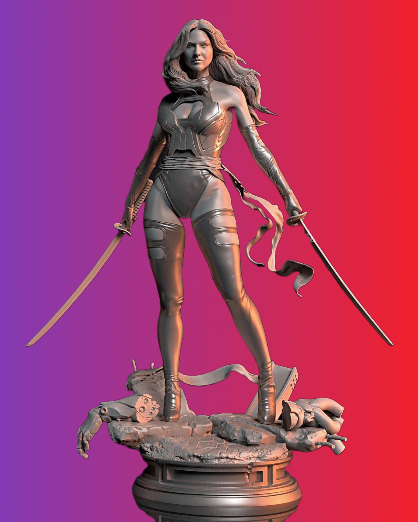 Psylocke NSFW - X-Men - STL 3D Print Files