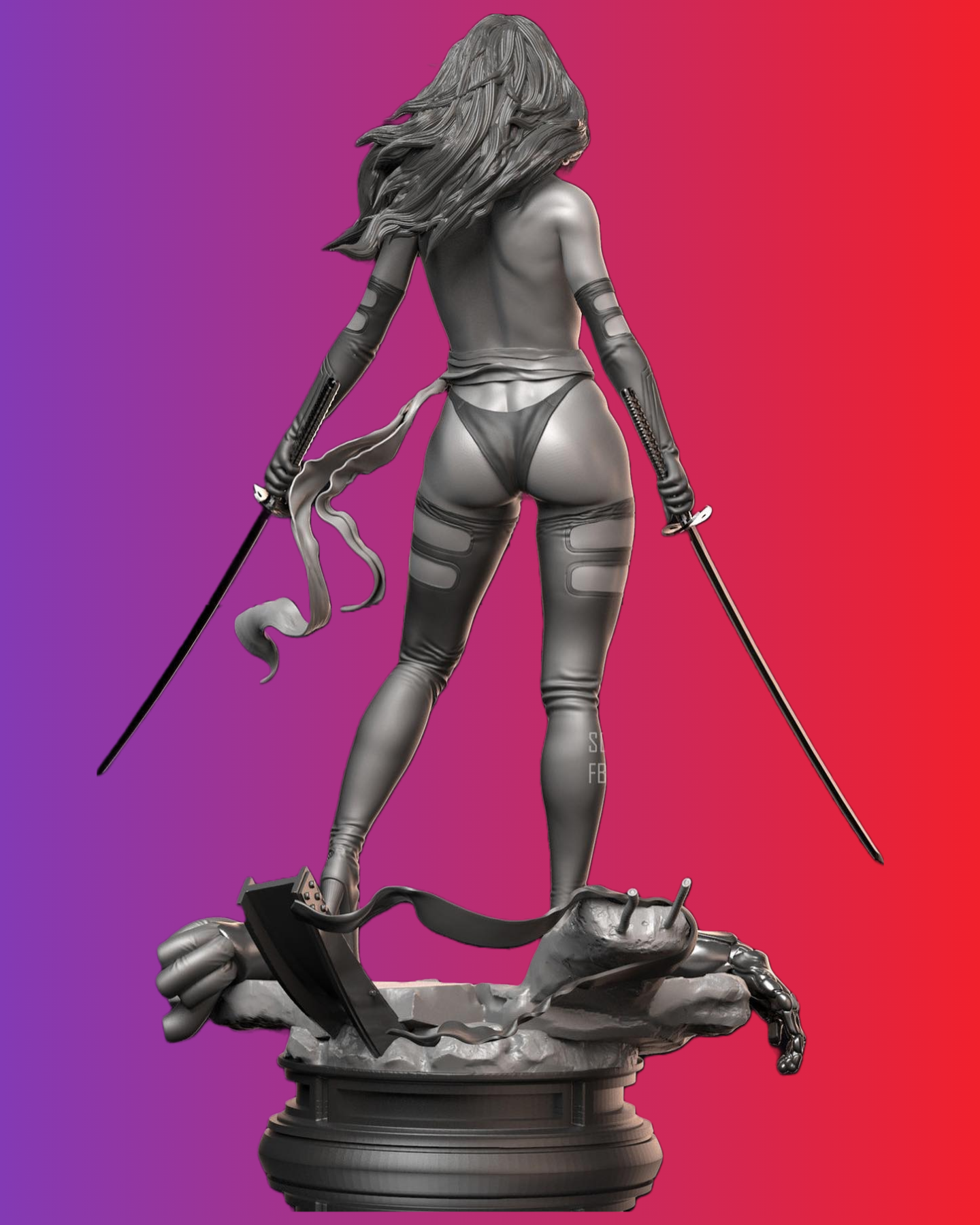 Psylocke NSFW - X-Men - STL 3D Print Files