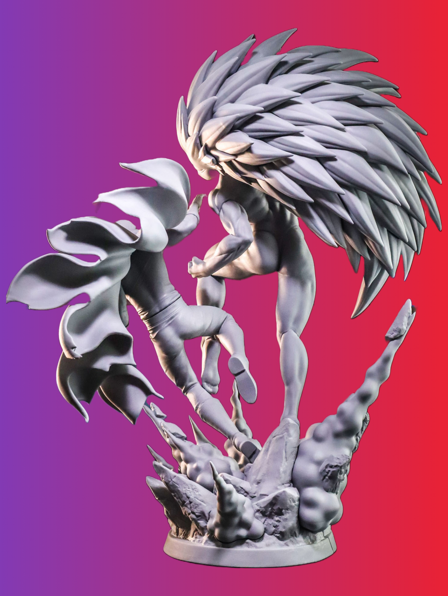 Saitama vs Boros - One Punch Man - STL 3D Print Files