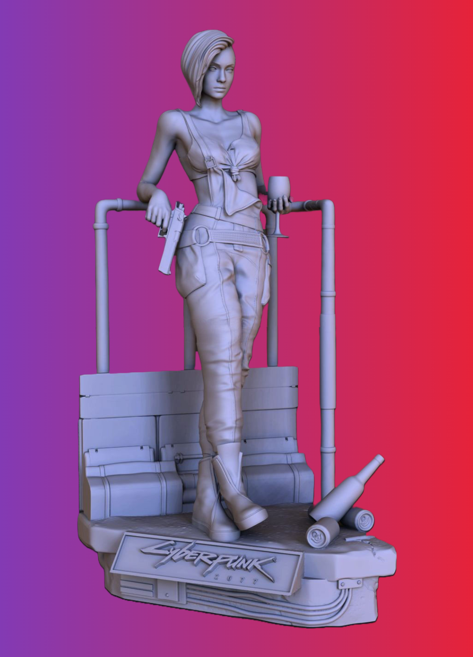 Judy Alvarez - Cyberpunk 2077 - STL 3D Print Files