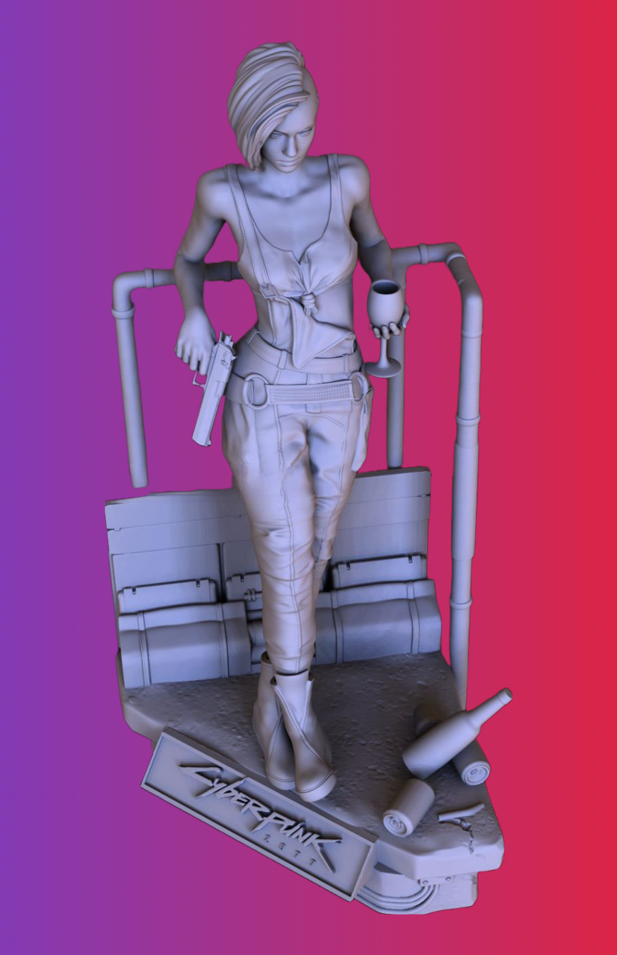 Judy Alvarez - Cyberpunk 2077 - STL 3D Print Files