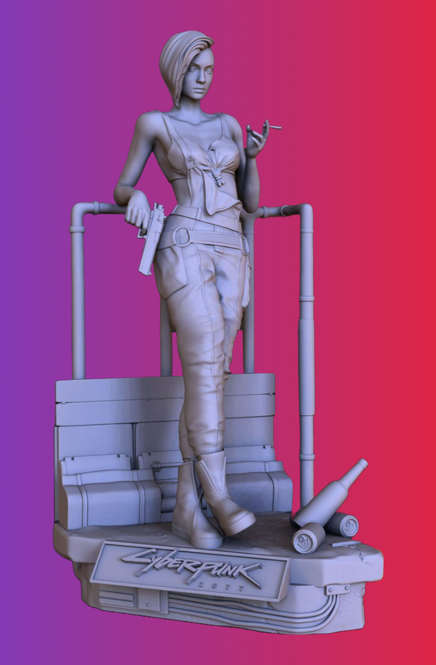 Judy Alvarez - Cyberpunk 2077 - STL 3D Print Files