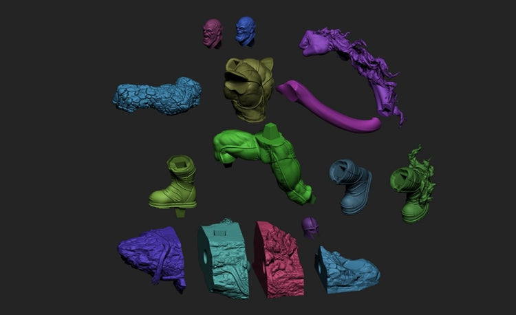 Super-Skrulls - Marvel Comics - STL 3D Print Files