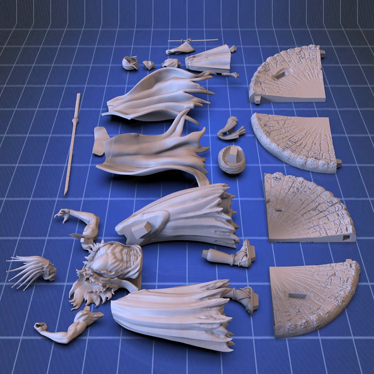 Zaraki Kenpachi and Yachiru - Bleach - STL 3D Print Files