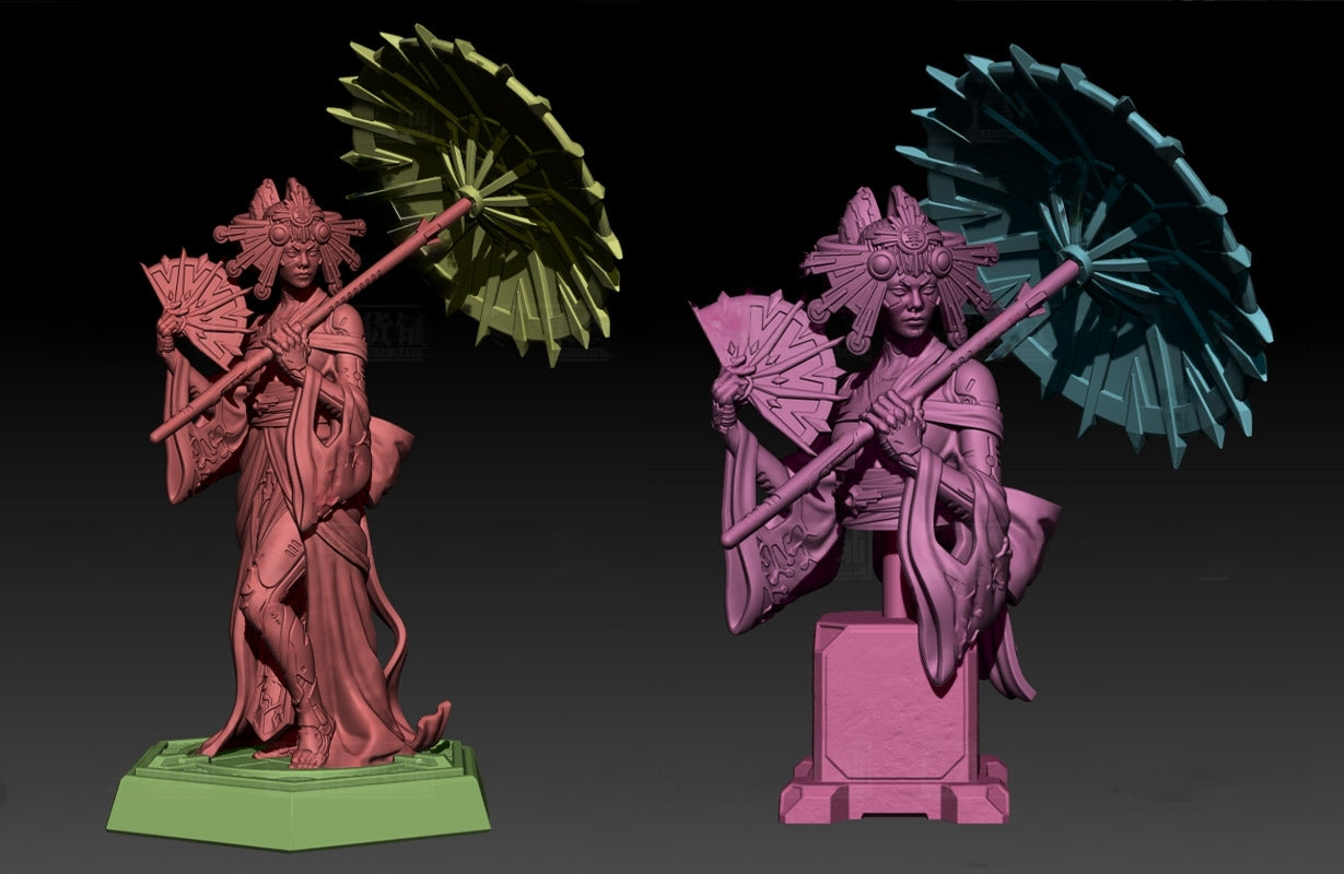 Cyber Geisha - STL 3D Print Files