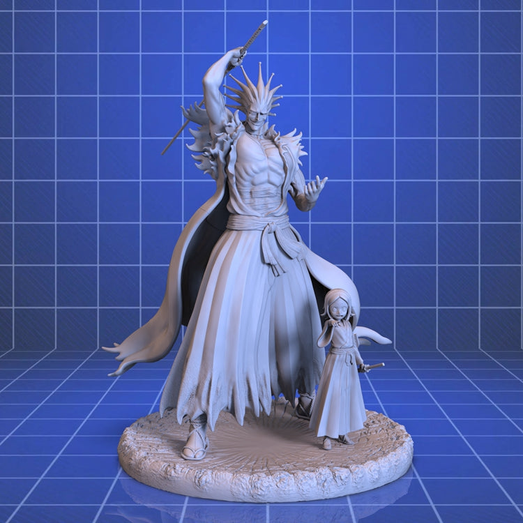 Zaraki Kenpachi and Yachiru - Bleach - STL 3D Print Files