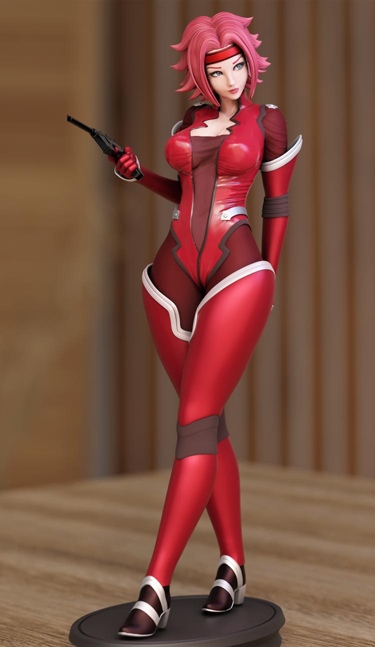 Kallen Kōzuki NSFW - Code Geass - STL 3D Print Files