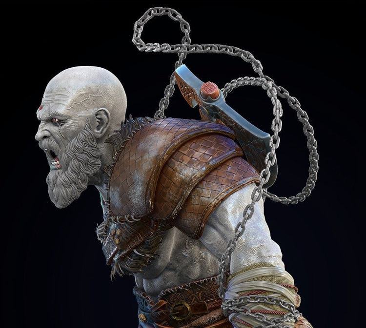 Kratos - God Of War - STL 3D Print Files 3D print model