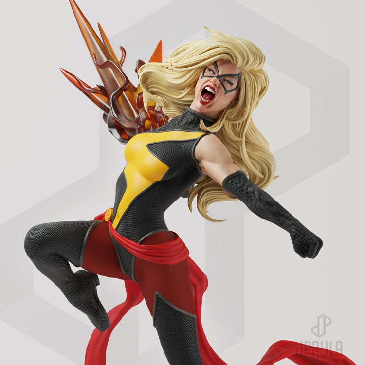 Miss Marvel - STL 3D Print Files