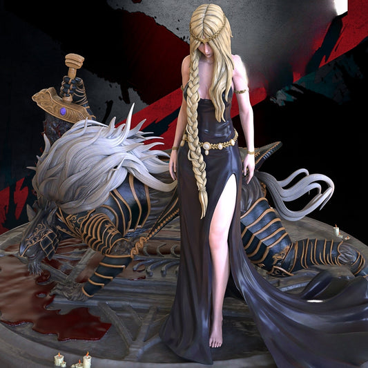 Queen Marika NSFW and Maliketh - Elden Ring - STL 3D Print Files