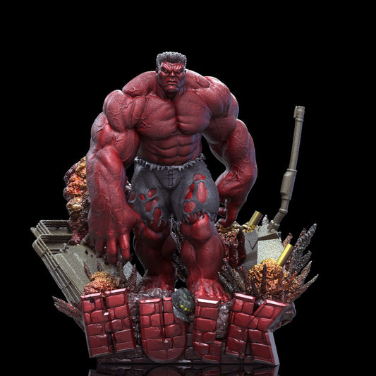 Red Hulk - Thunderbolt Ross - STL 3D Print Files