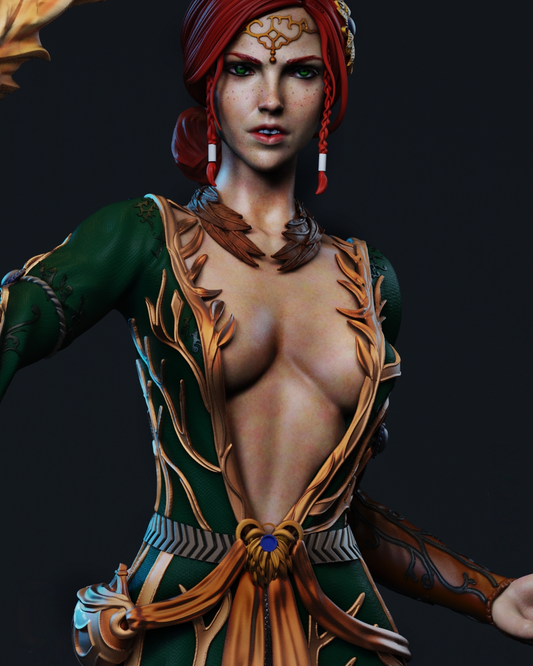 Triss Merigold - Witcher - STL 3D Print Files