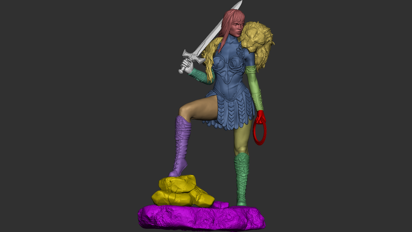 Xena - Warrior Princess - STL 3D Print Files