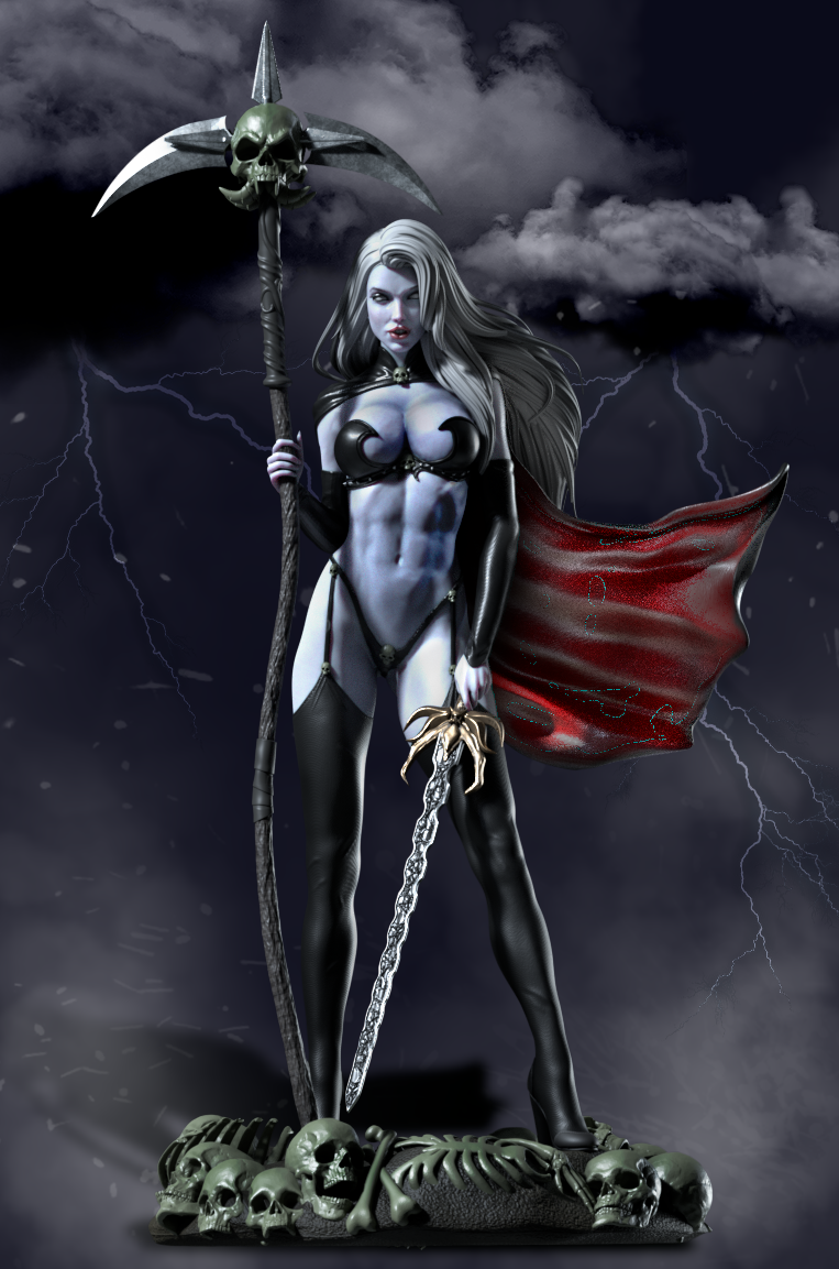 Lady Death NSFW - STL 3D Print Files – My Stl