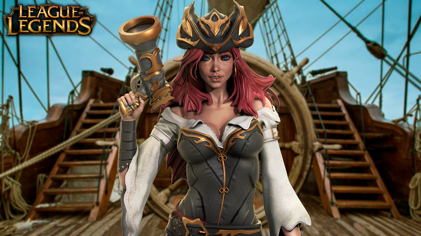 Miss Fortune NSFW - League of Legends - STL 3D Print Files