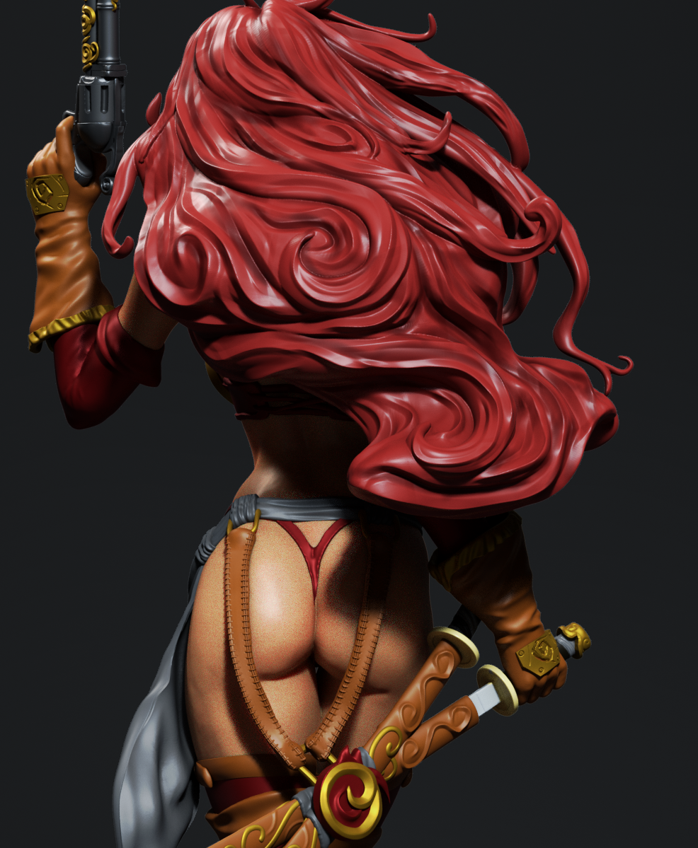 Red Monika - Battle Chasers - STL 3D Print Files