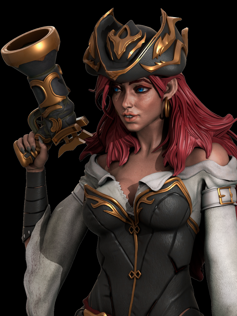 Miss Fortune NSFW - League of Legends - STL 3D Print Files – My Stl