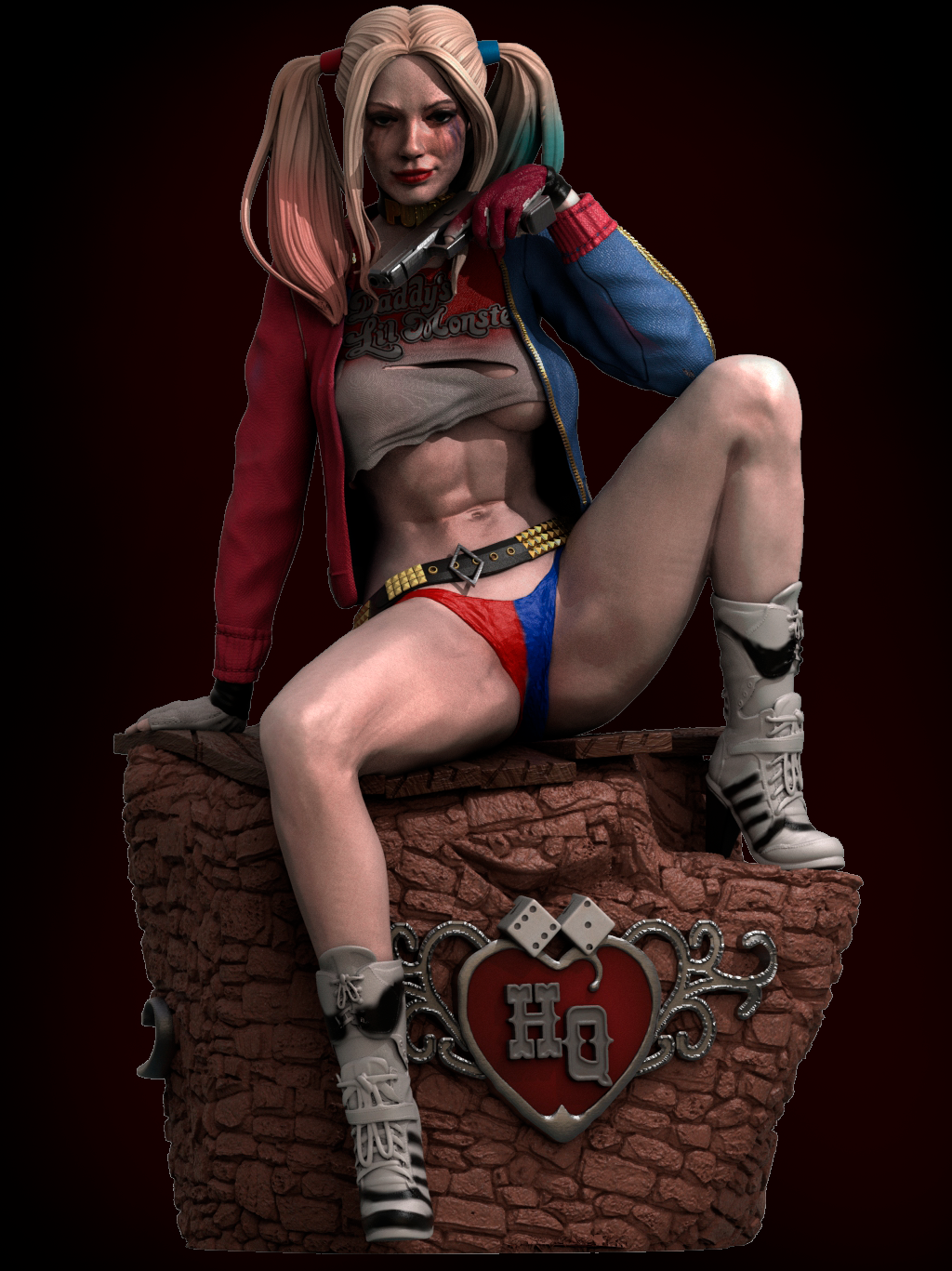 1567 Harley Quinn NSFW - DC Comics - STL 3D Print Files