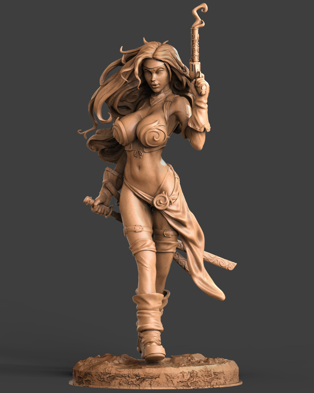 Red Monika - Battle Chasers - STL 3D Print Files