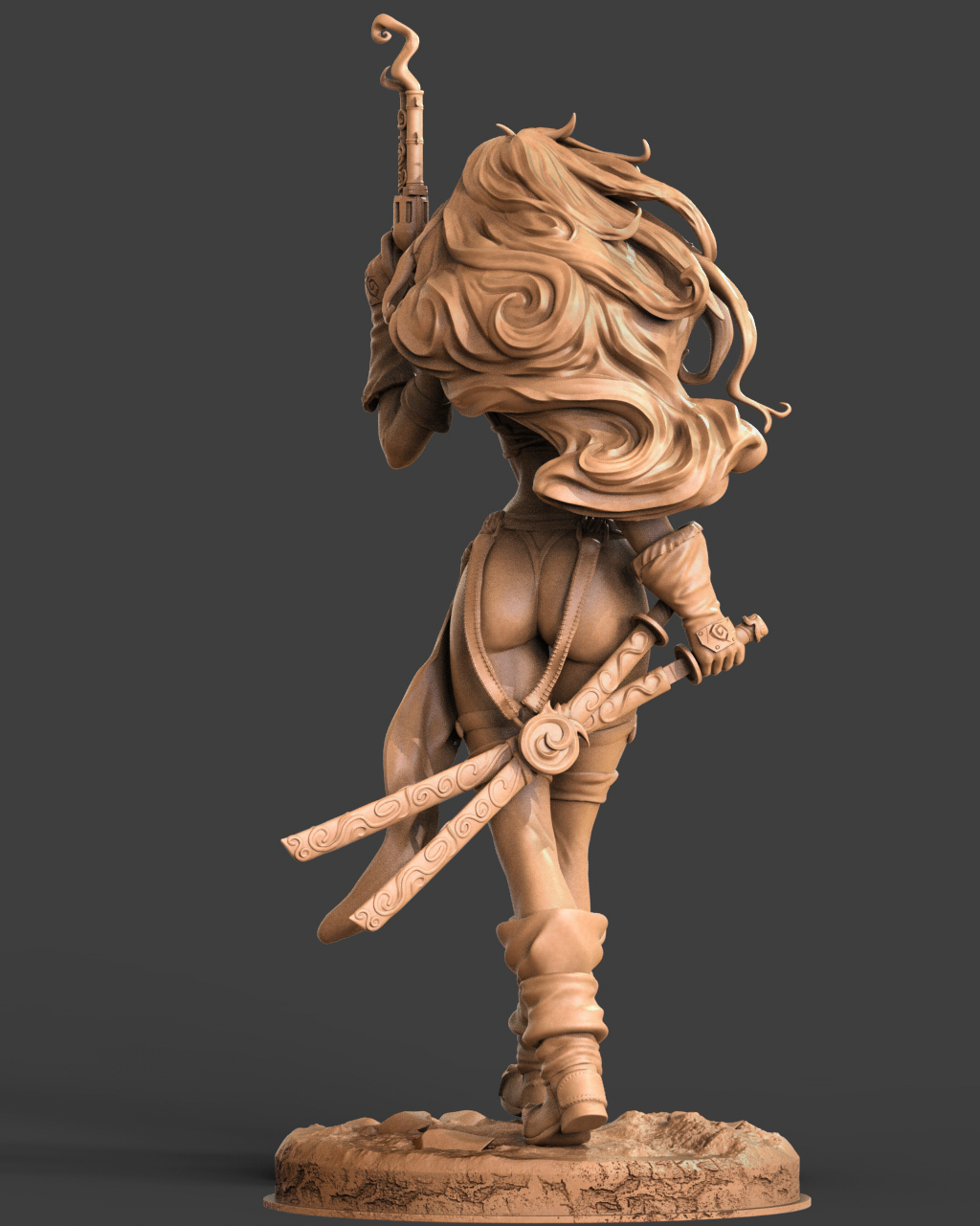 Red Monika - Battle Chasers - STL 3D Print Files