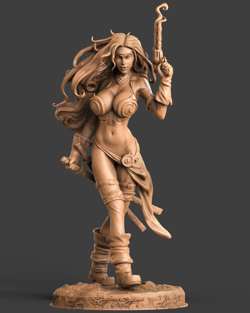 Red Monika - Battle Chasers - STL 3D Print Files