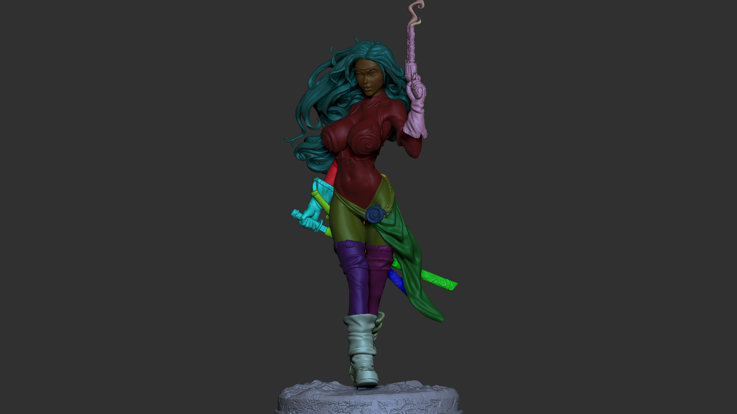 Red Monika - Battle Chasers - STL 3D Print Files