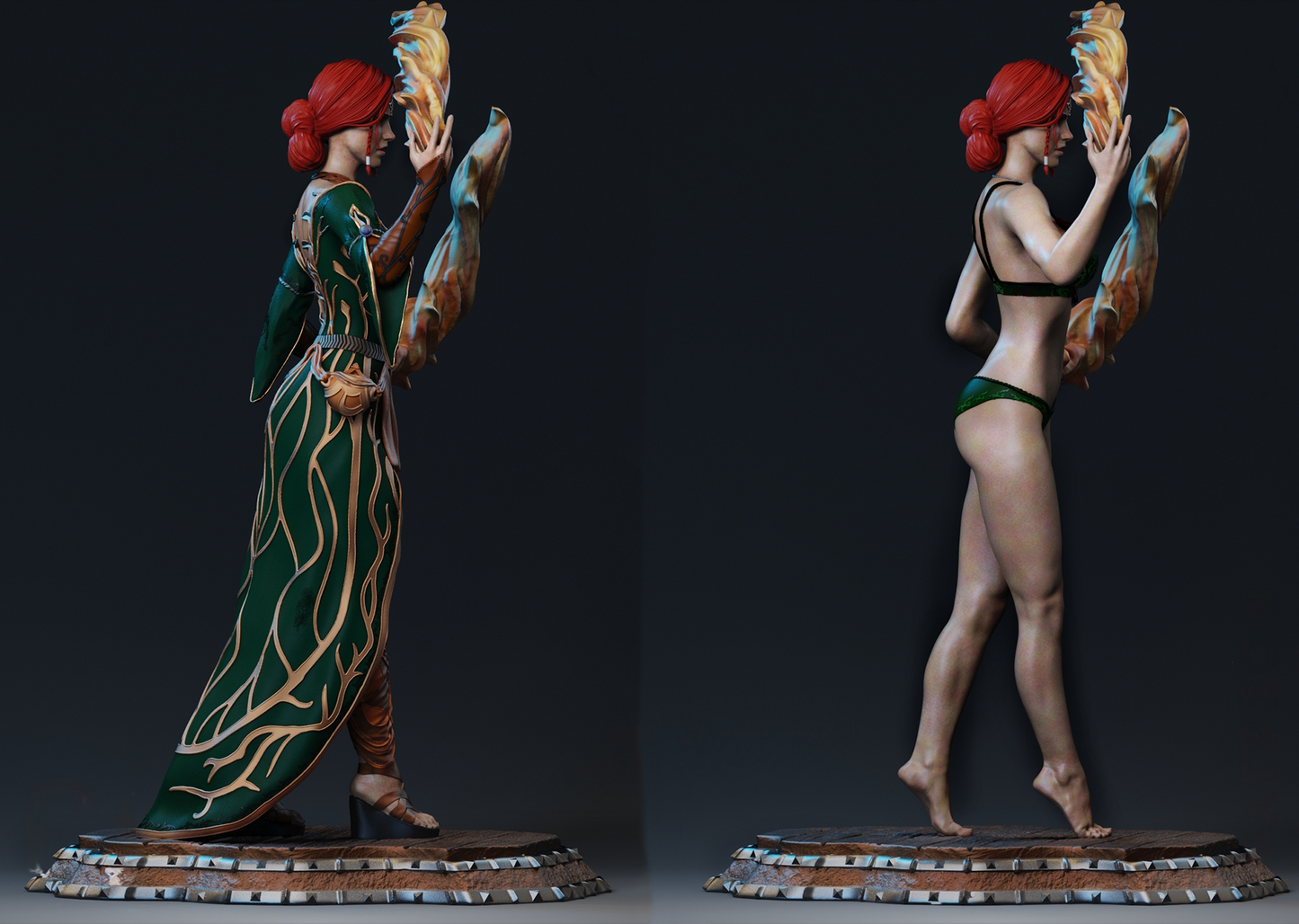 Triss Merigold - Witcher - STL 3D Print Files