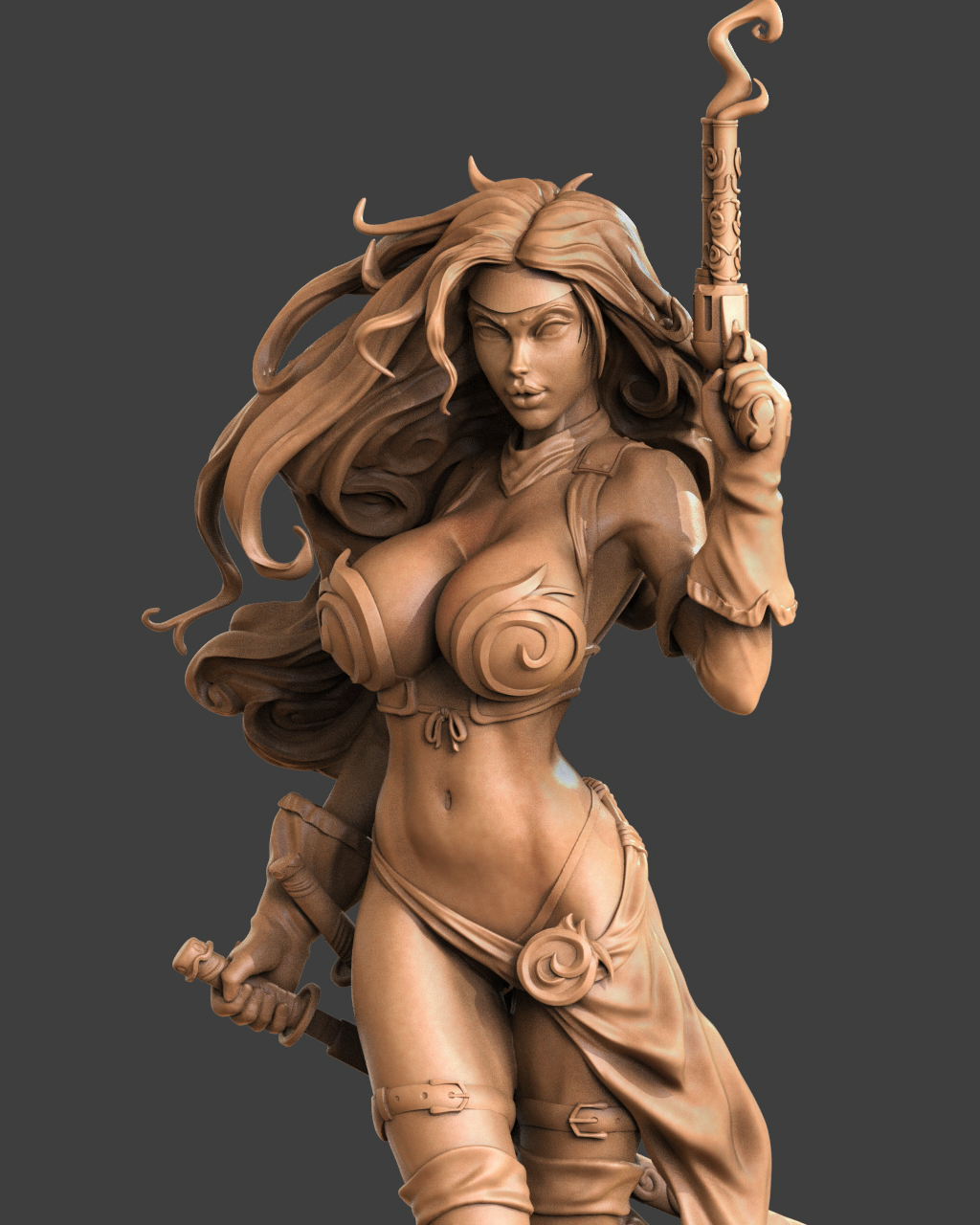 Red Monika - Battle Chasers - STL 3D Print Files