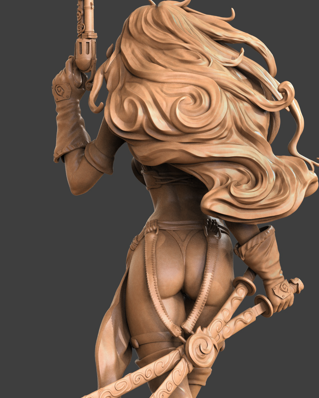 Red Monika - Battle Chasers - STL 3D Print Files