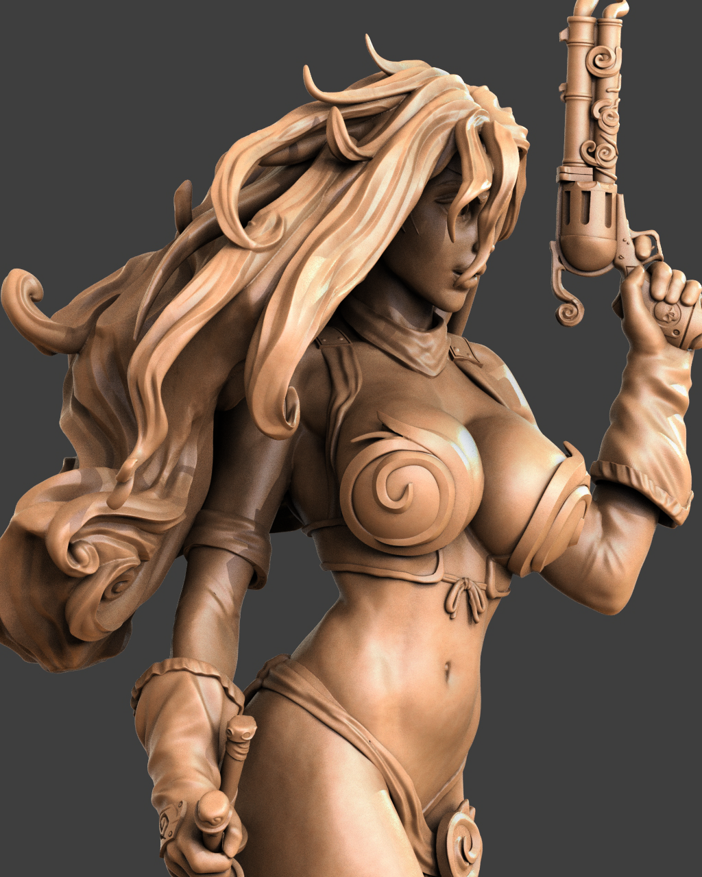 Red Monika - Battle Chasers - STL 3D Print Files