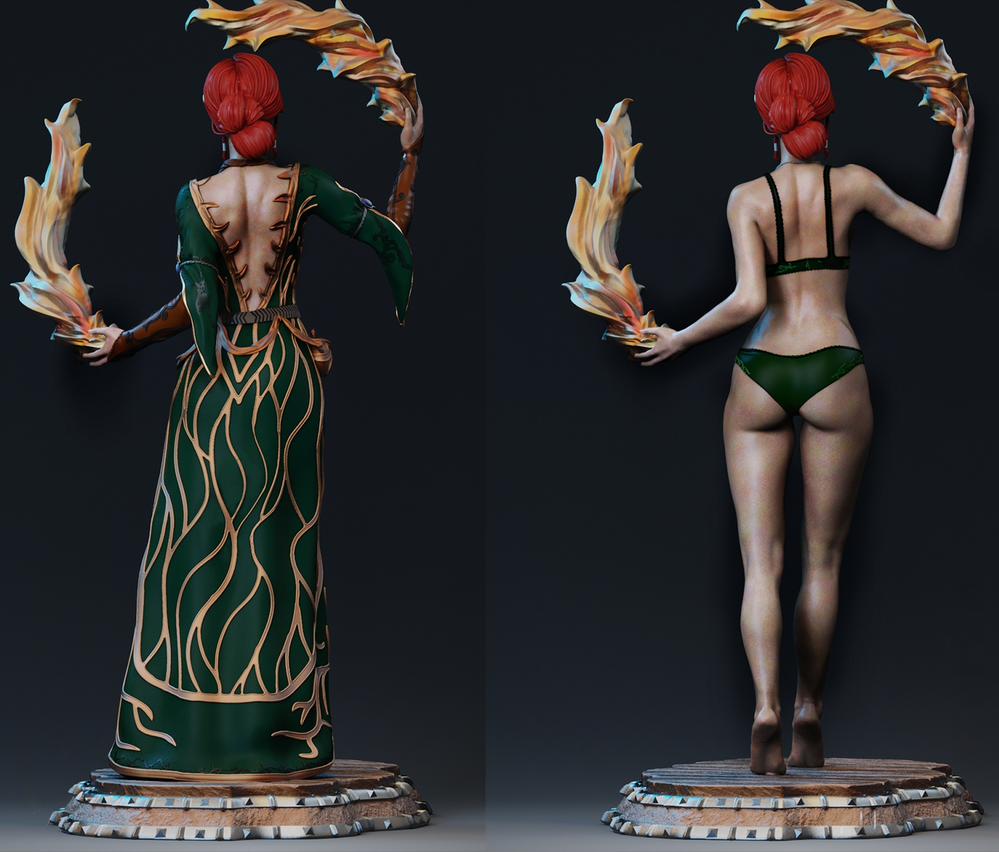 Triss Merigold - Witcher - STL 3D Print Files