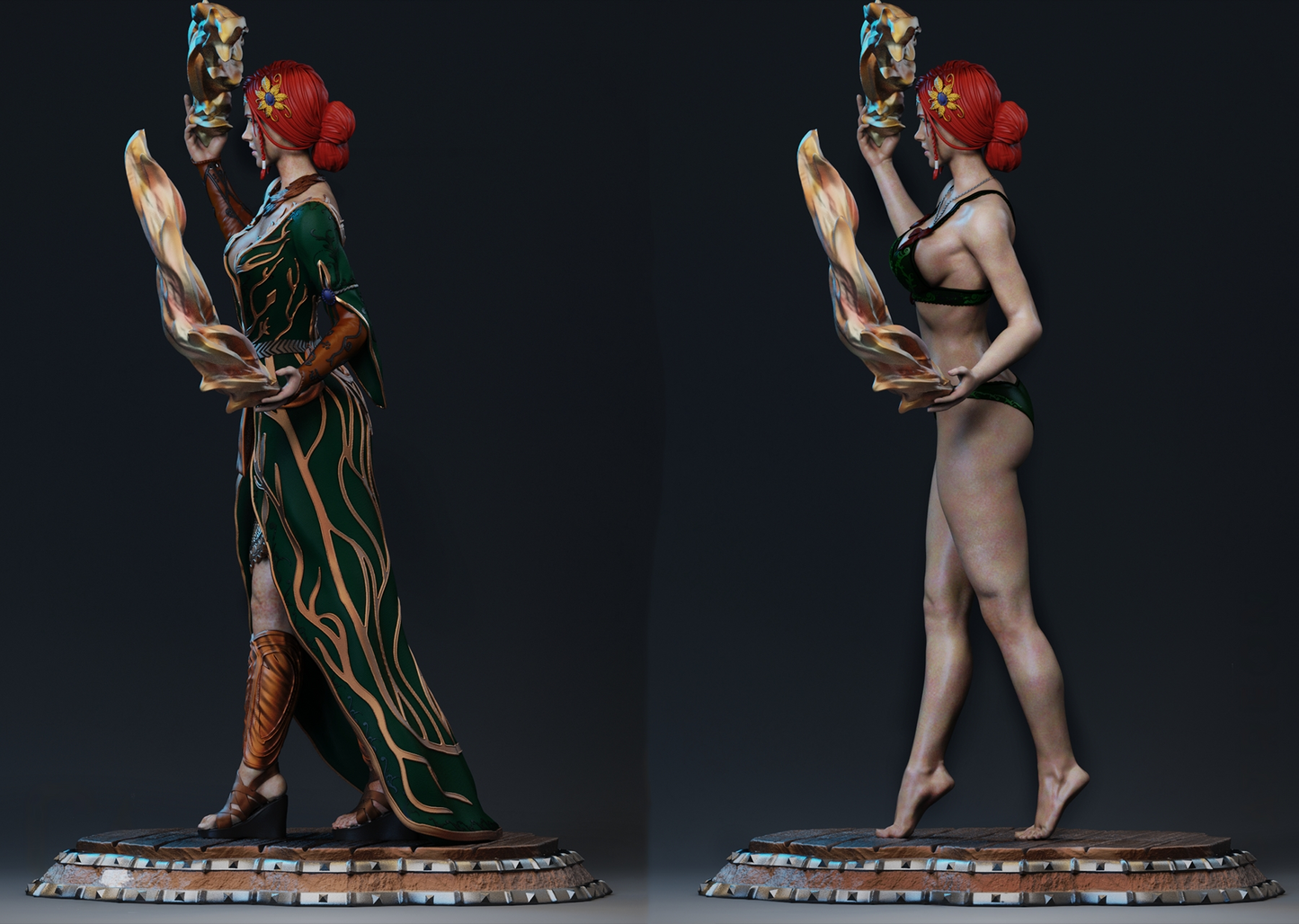 Triss Merigold - Witcher - STL 3D Print Files