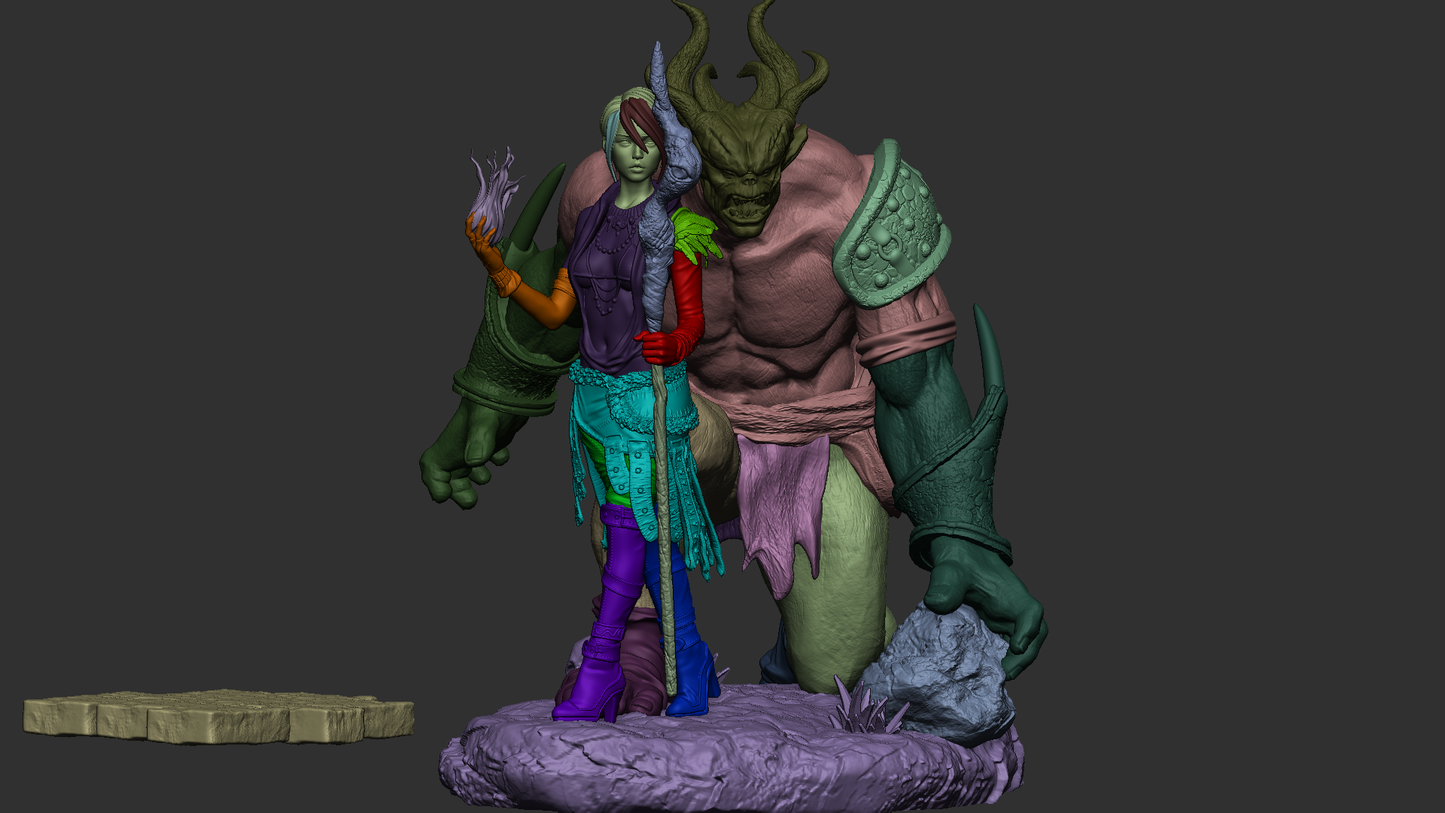 Morrigan - Dragon Age - STL 3D Print Files