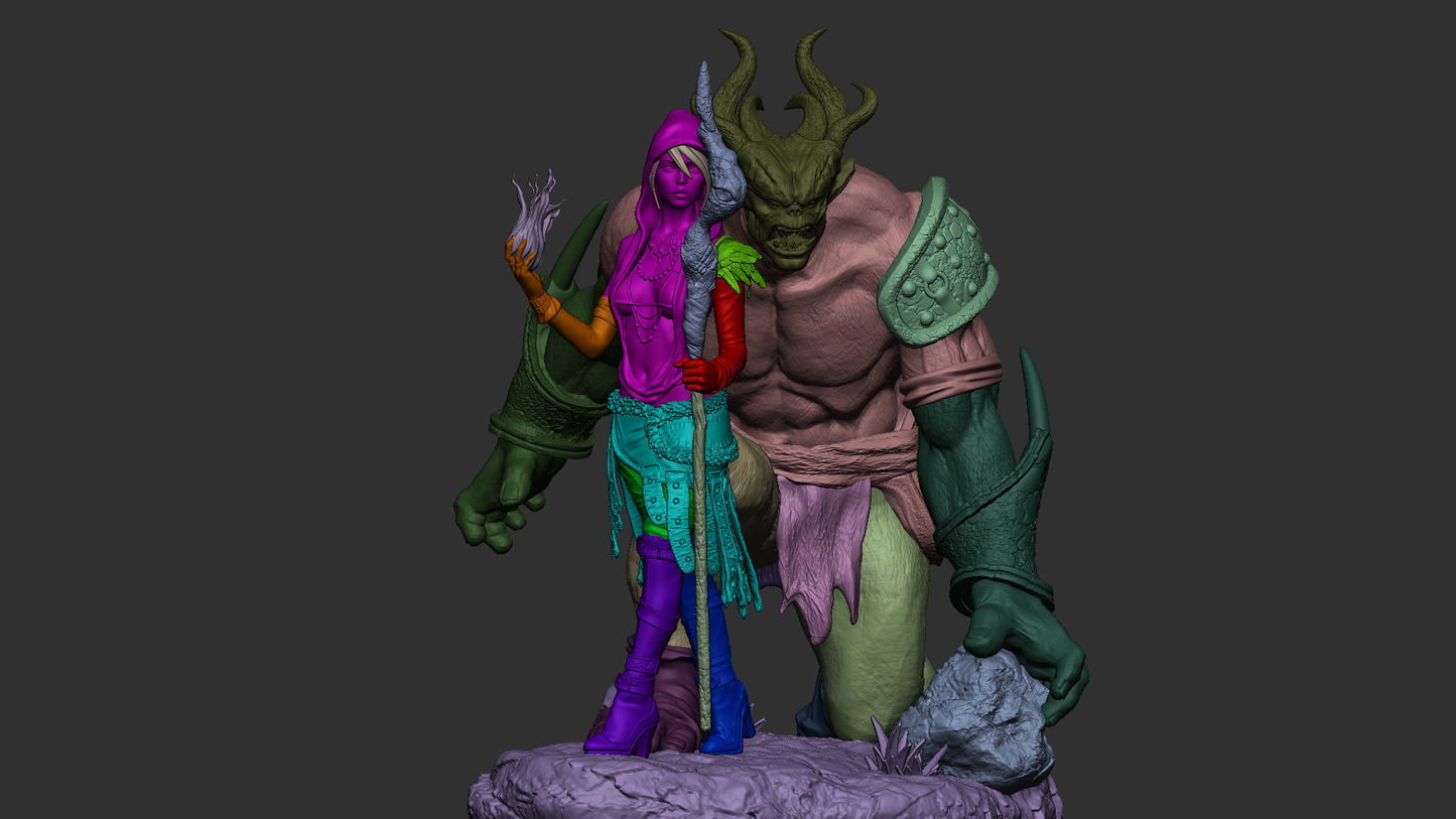 Morrigan - Dragon Age - STL 3D Print Files