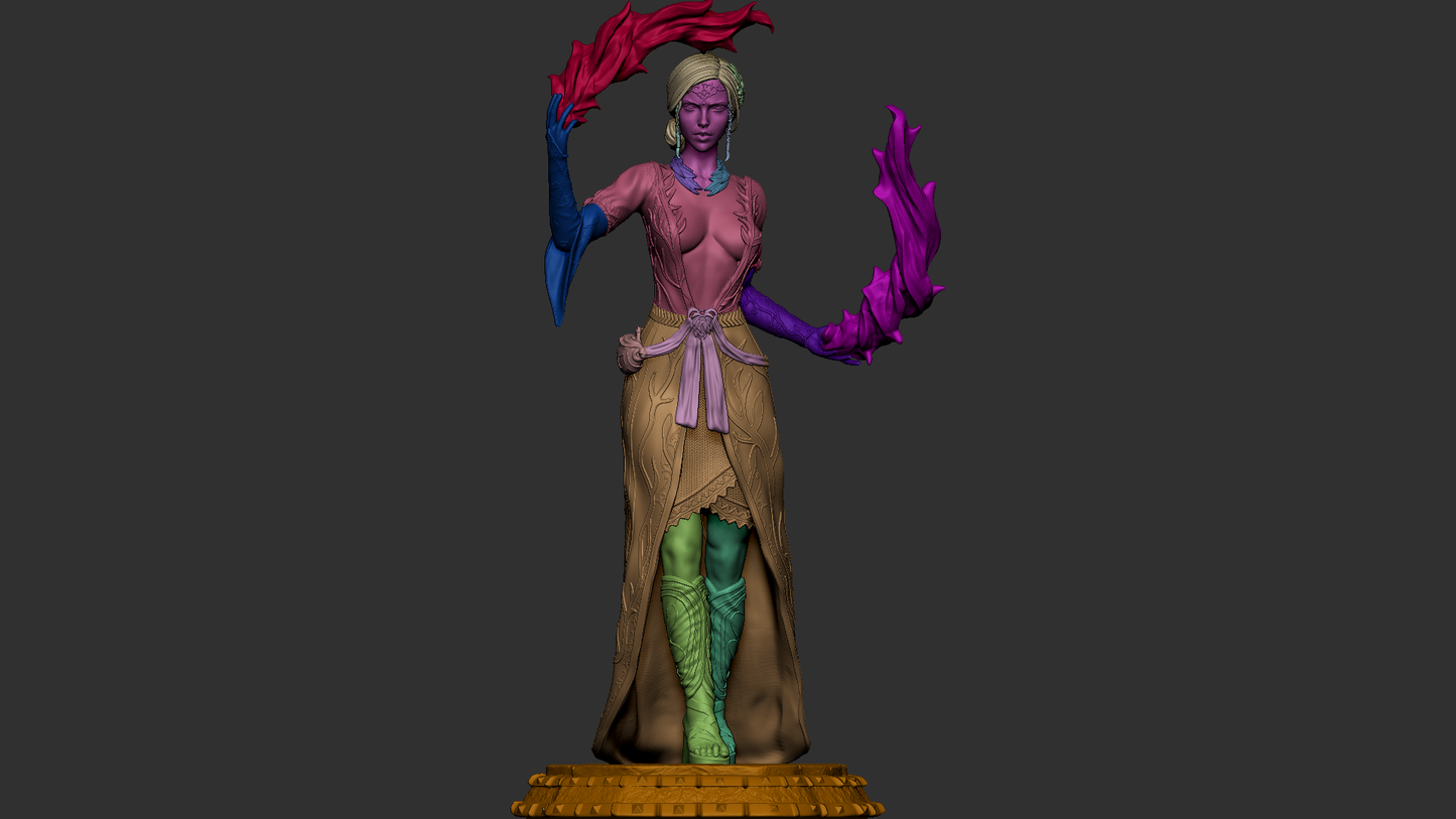 Triss Merigold - Witcher - STL 3D Print Files