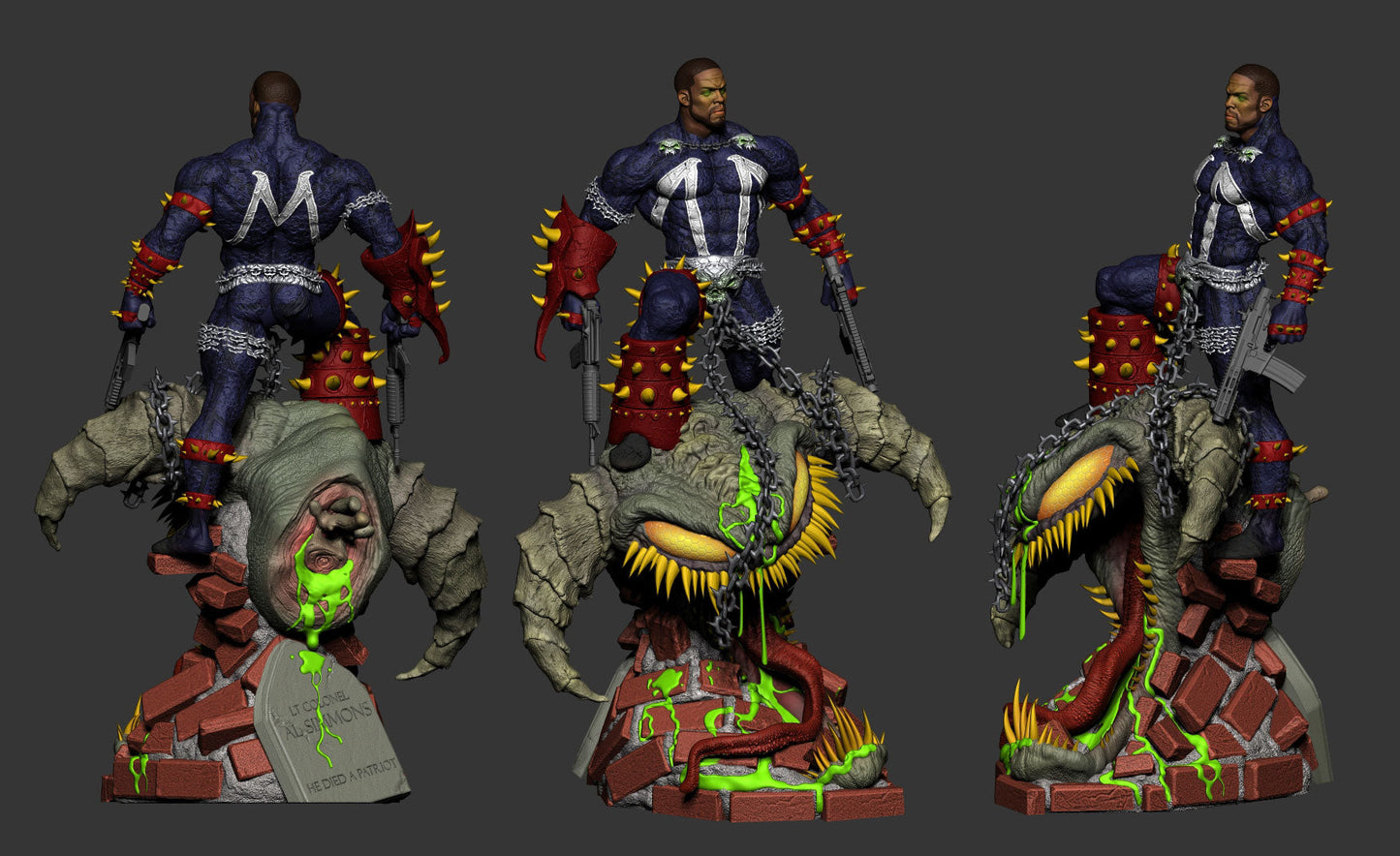 1449 Spawn - Al Simmons - STL 3D Print Files