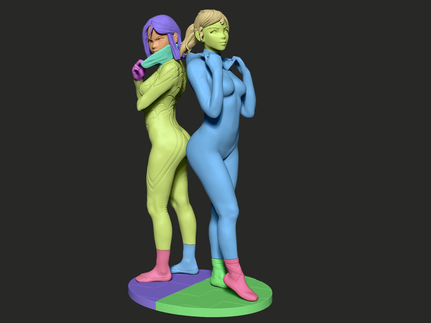 Silk and Spider-Gwen - STL 3D Print Files