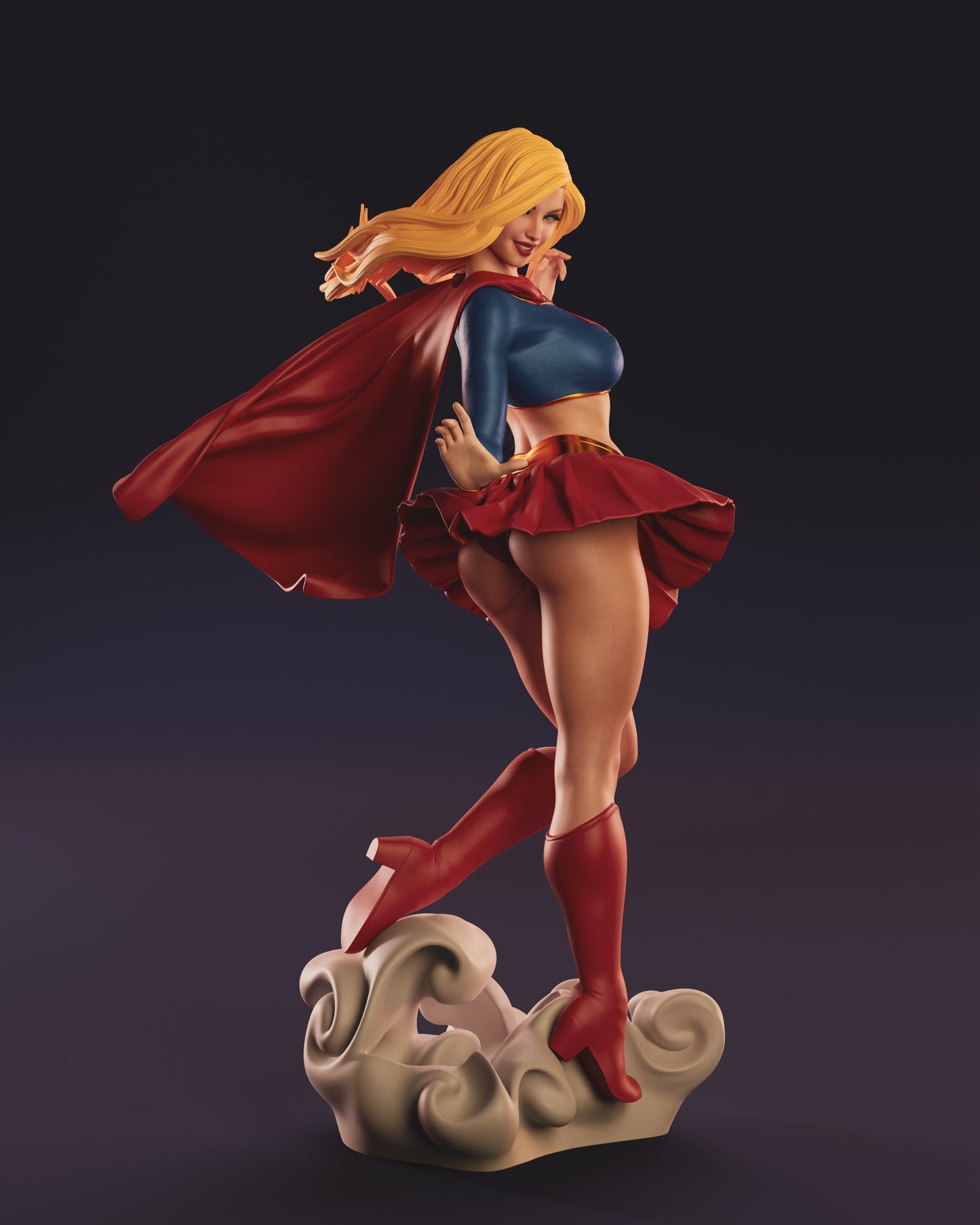 1493 Supergirl NSFW - DC Comics - STL 3D Print Files