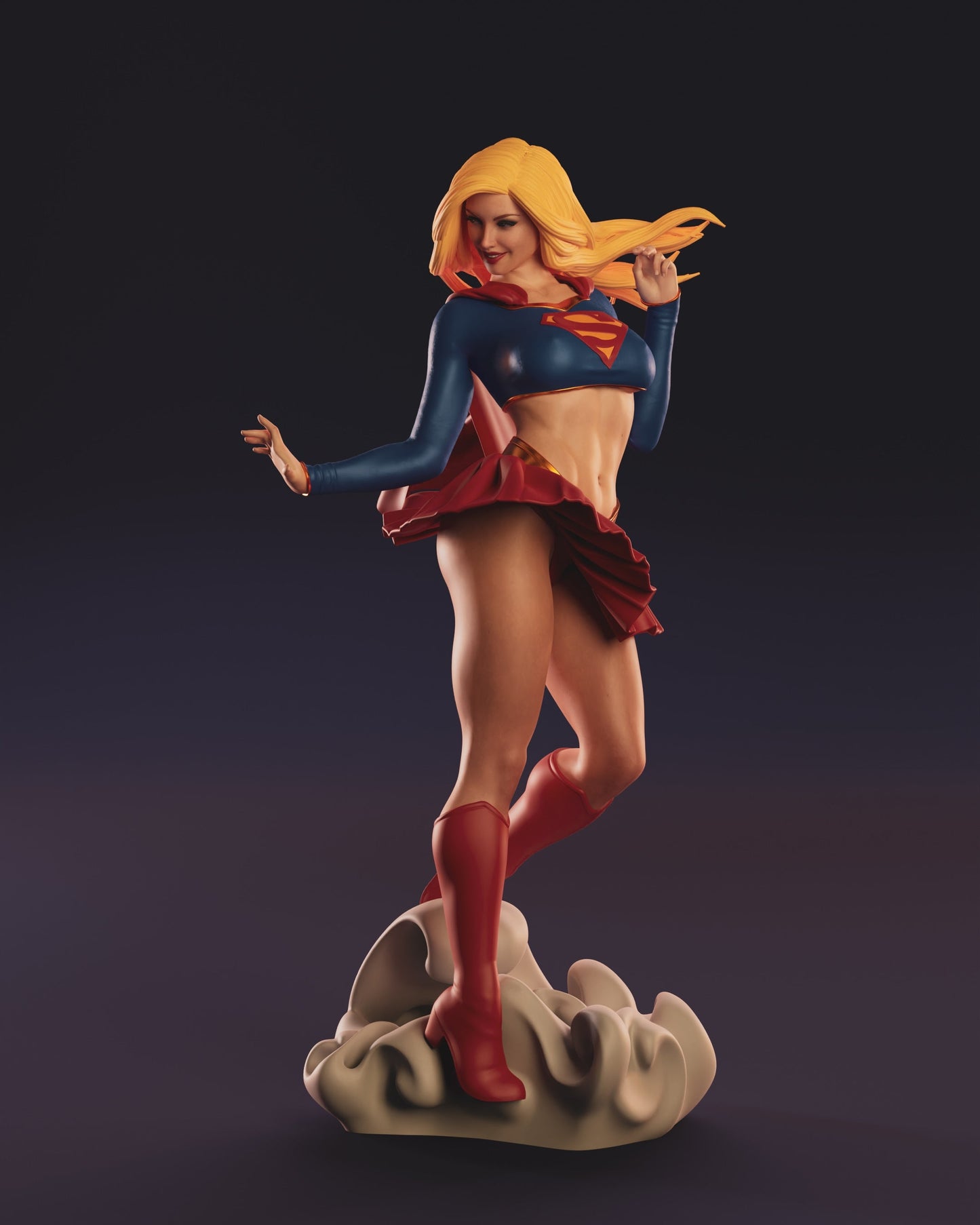 1493 Supergirl NSFW - DC Comics - STL 3D Print Files