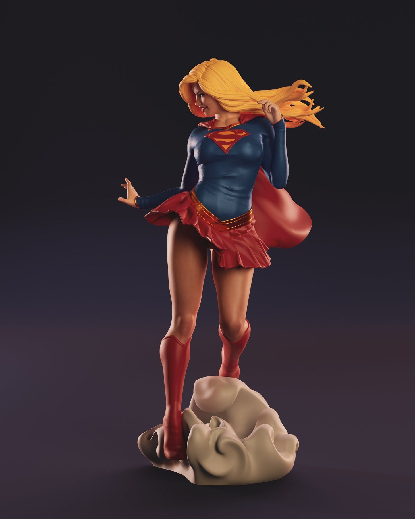 1493 Supergirl NSFW - DC Comics - STL 3D Print Files