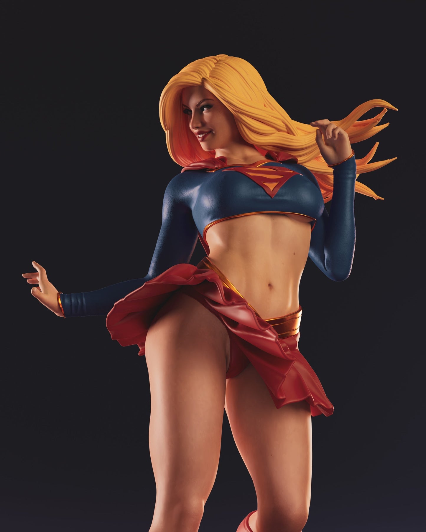 1493 Supergirl NSFW - DC Comics - STL 3D Print Files