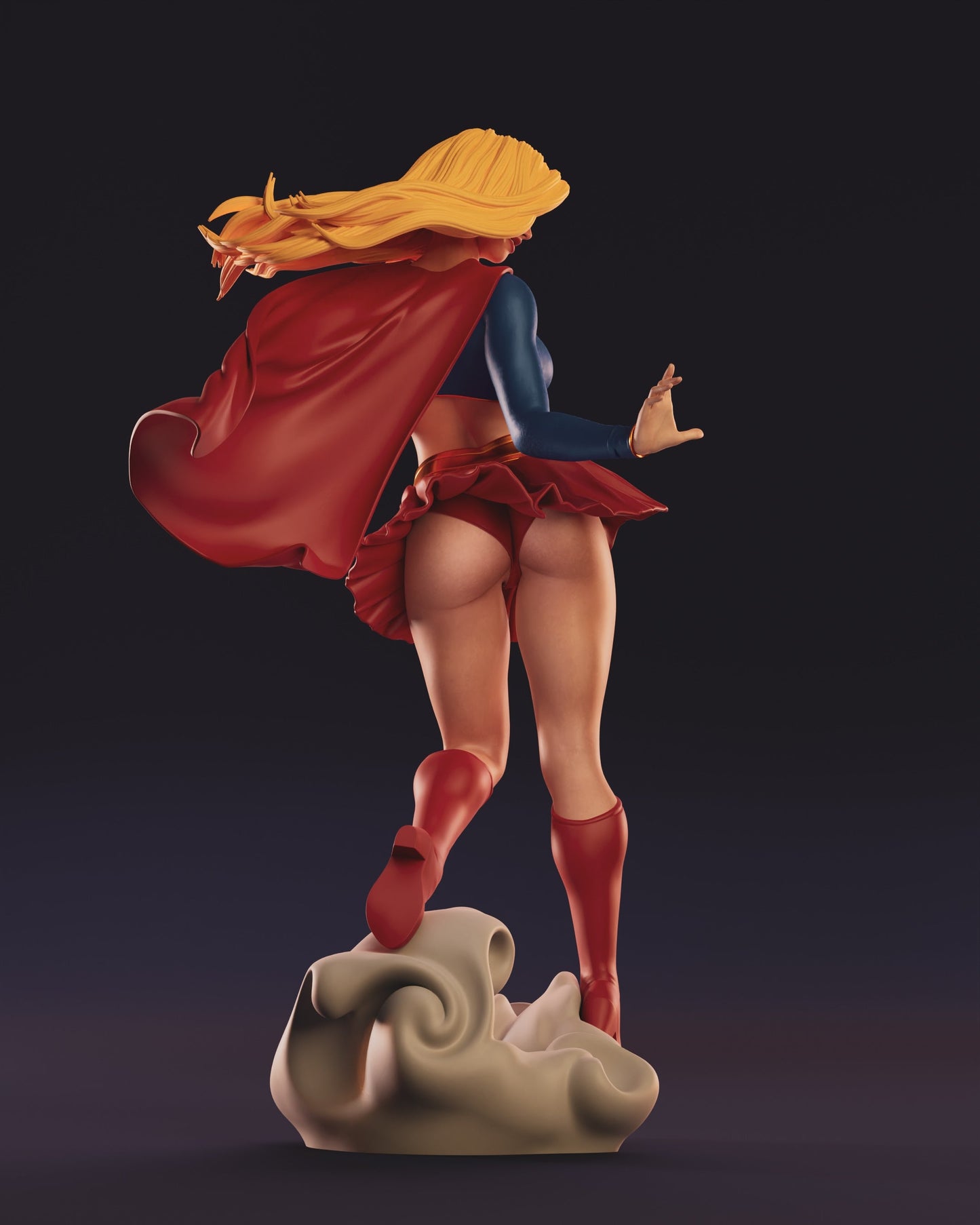 1493 Supergirl NSFW - DC Comics - STL 3D Print Files