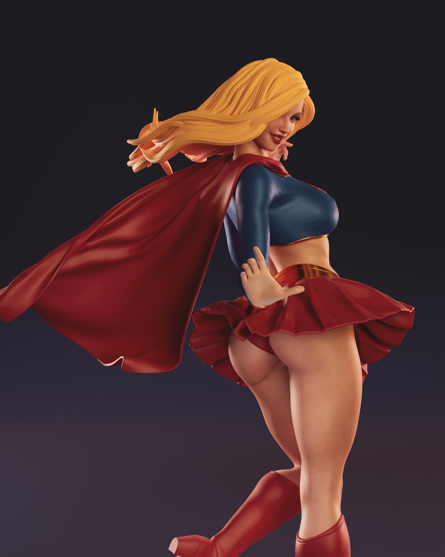 1493 Supergirl NSFW - DC Comics - STL 3D Print Files