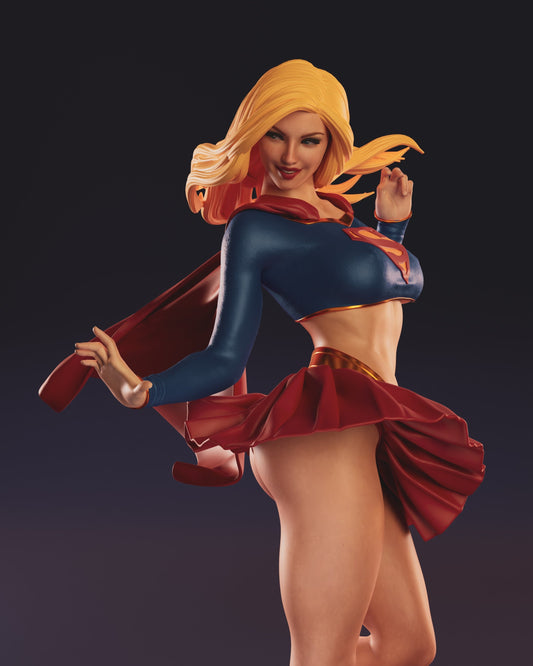 1493 Supergirl NSFW - DC Comics - STL 3D Print Files