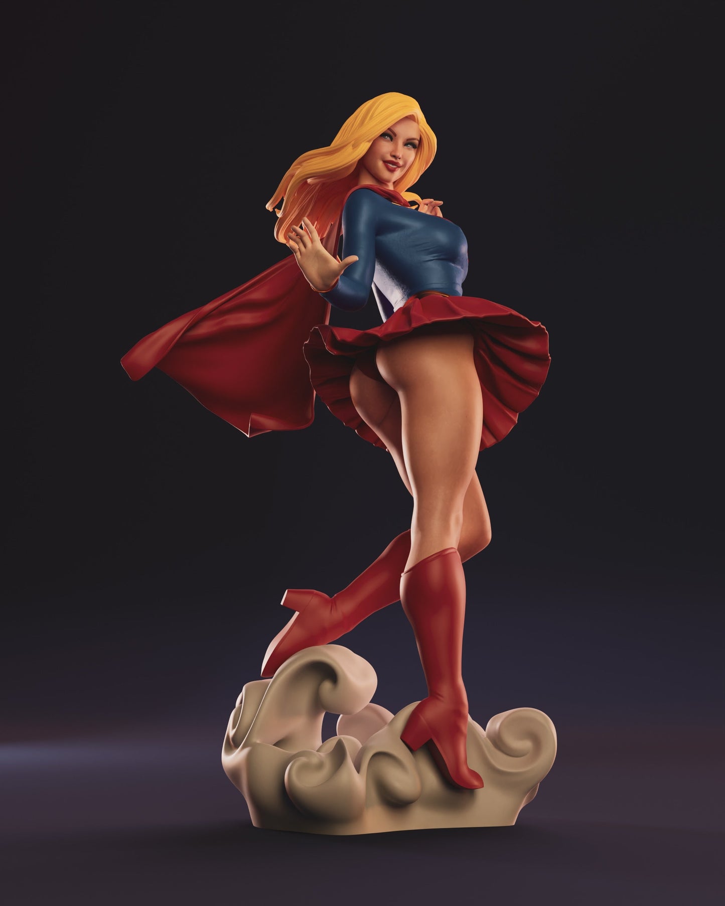 1493 Supergirl NSFW - DC Comics - STL 3D Print Files